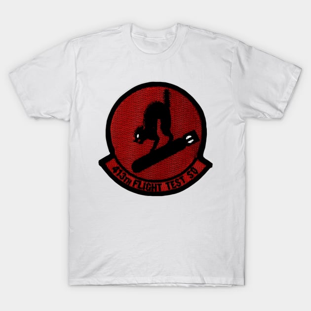 413th Flight Test Squadron Crest T-Shirt by Spacestuffplus